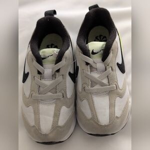 Nike Kids' White and Gray Sneakers